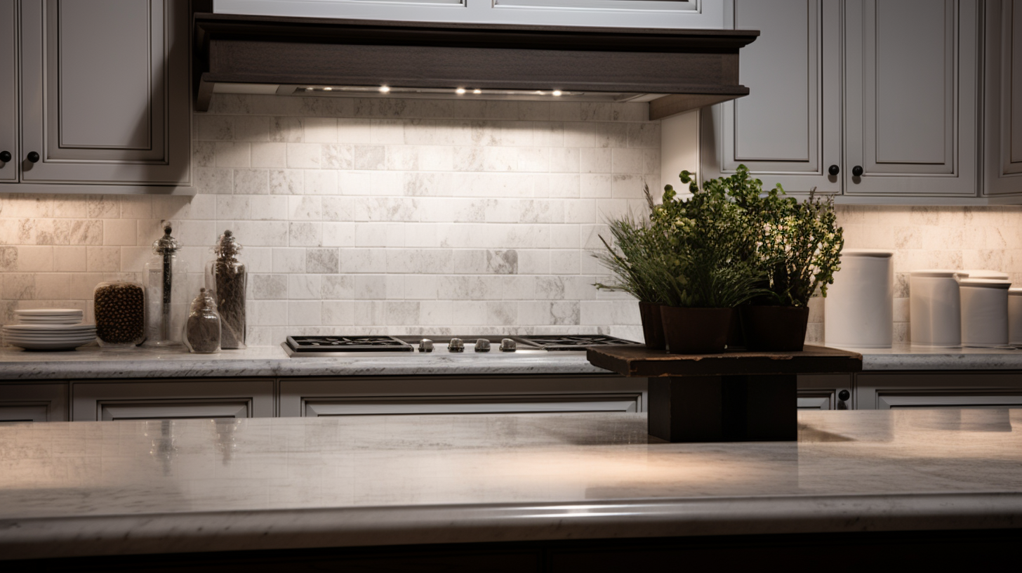 tiled kitchen